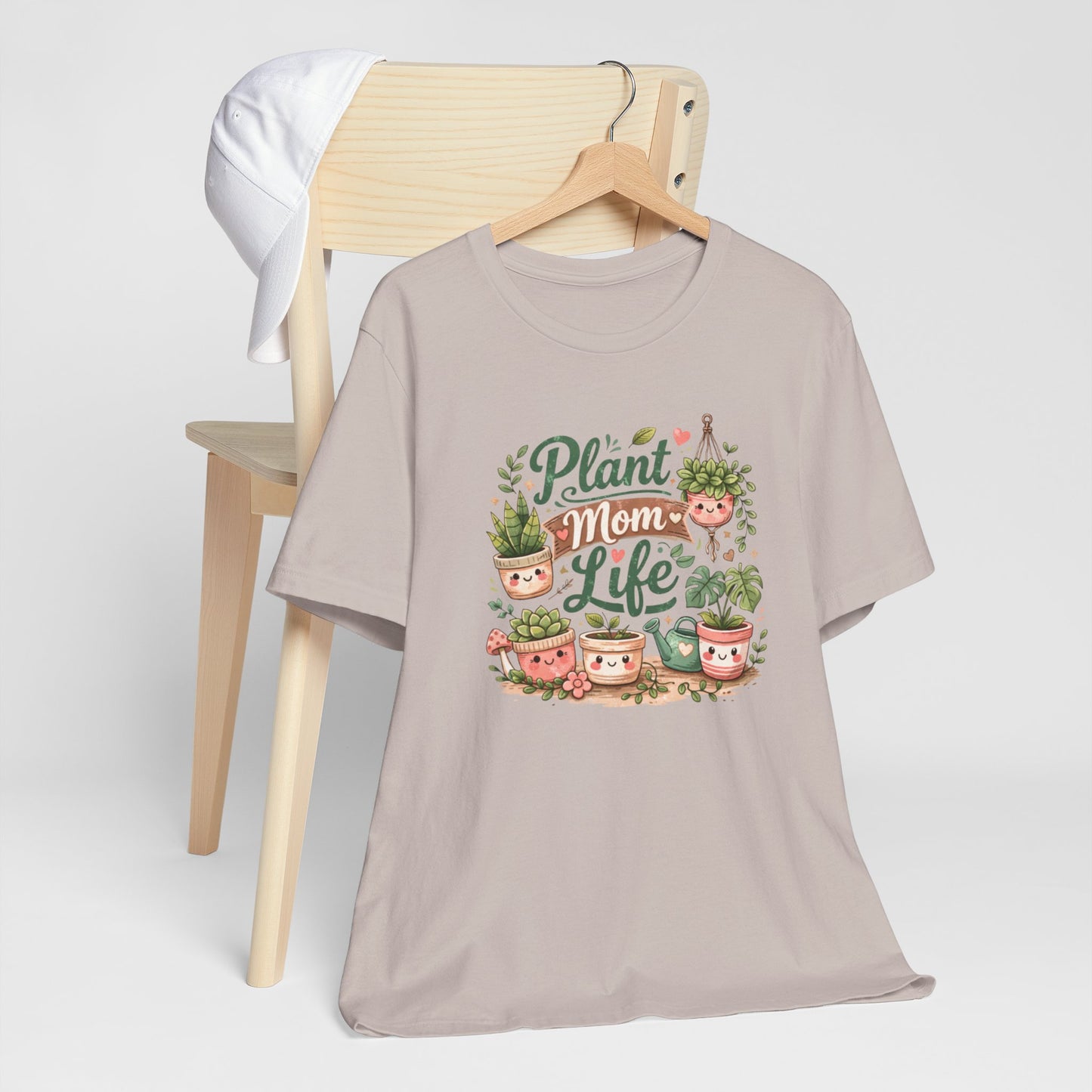 Plant Mom Life Graphic Tee | Cute Plant Lover Shirt