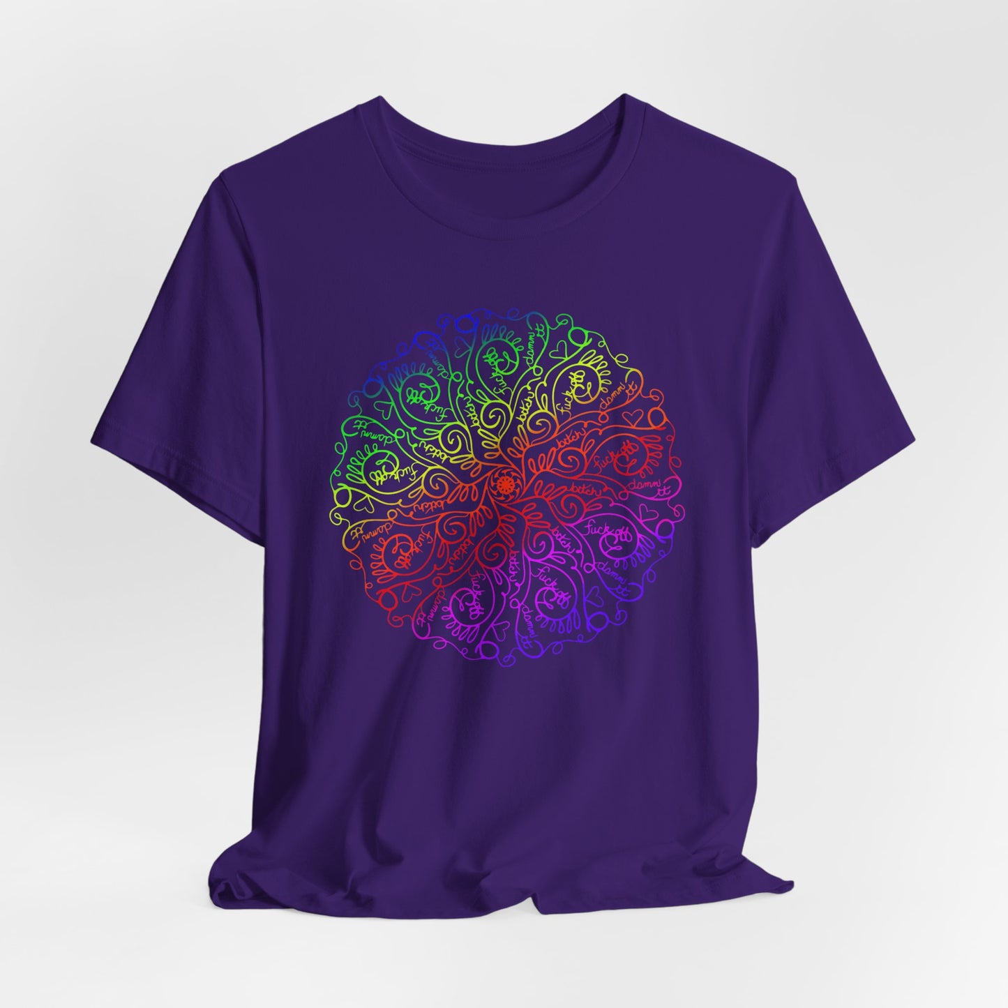 Hidden Message Rainbow Shirt – “If You Know You Know” Funny Graphic Tee for Women