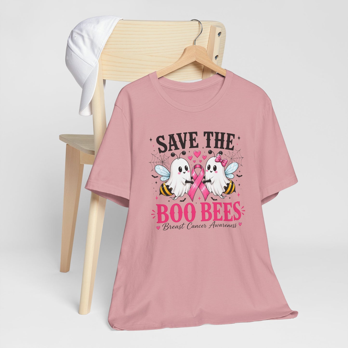 Save the Boo Bees Breast Cancer Awareness Halloween Tee