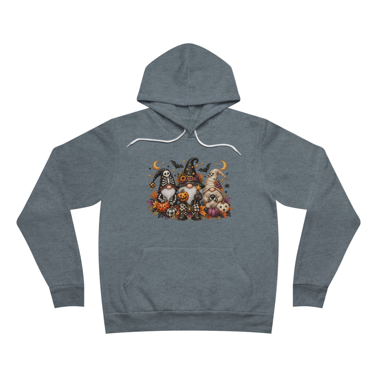 Halloween Gnome Hoodie – Cute Spooky Pumpkin & Witch Gnomes Pullover for Women