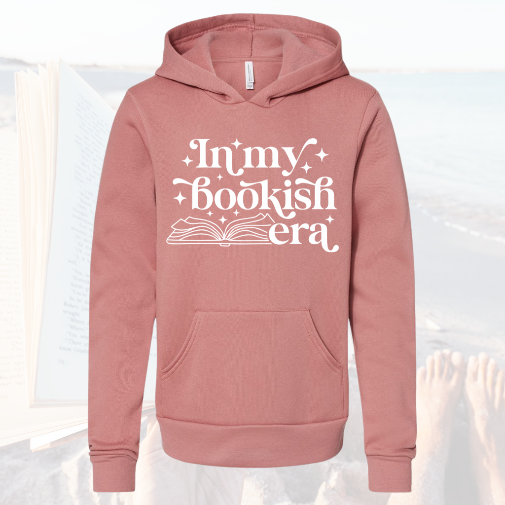 Bookish Era Sweatshirt - Cozy & Comfortable Reading Wear, available in hoodie or regular style.
