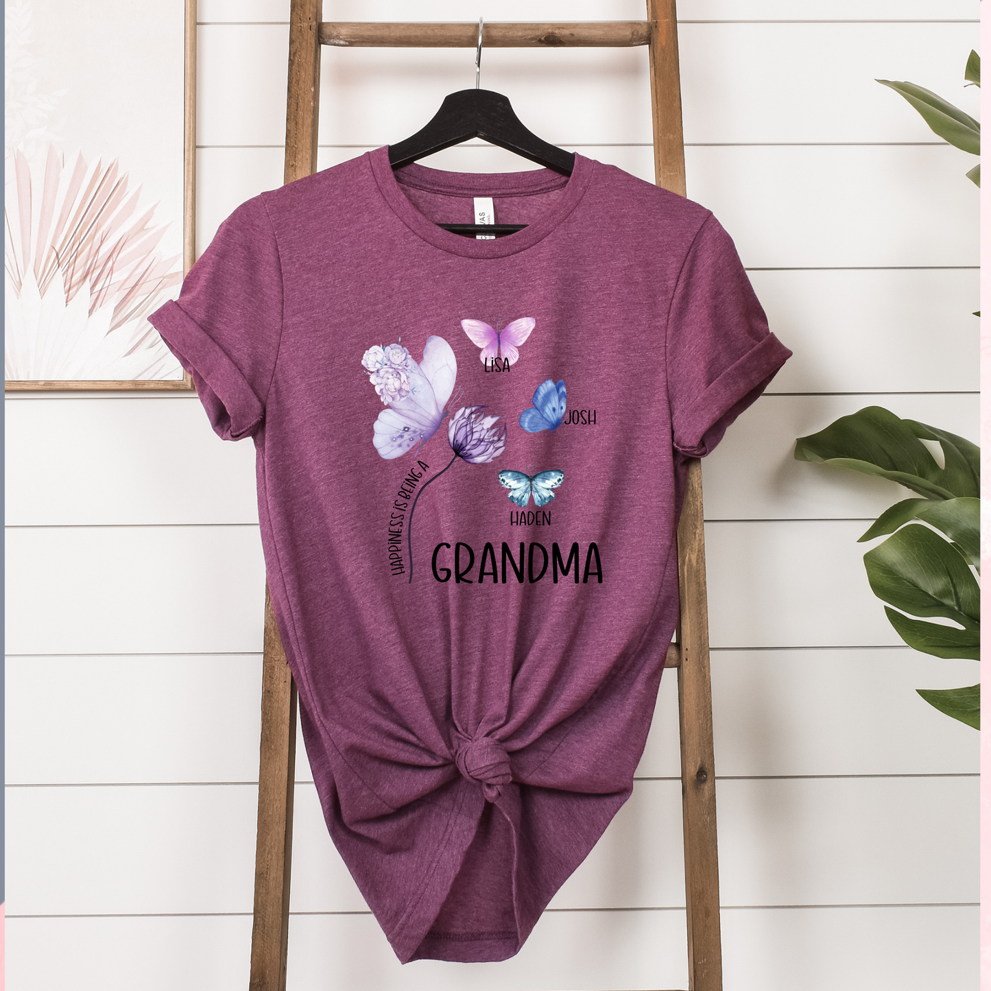 Grandma Butterfly Custom Shirt