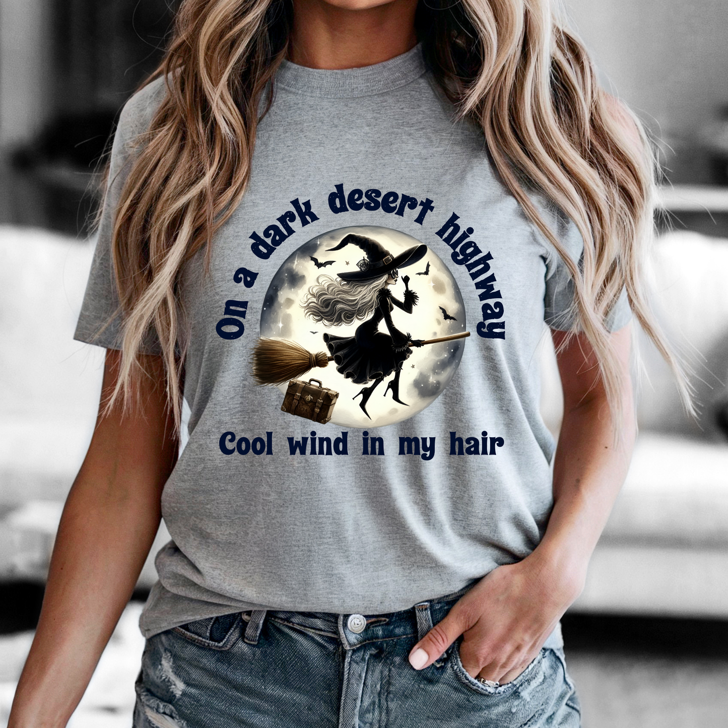 Dark Desert Highway Halloween Shirt