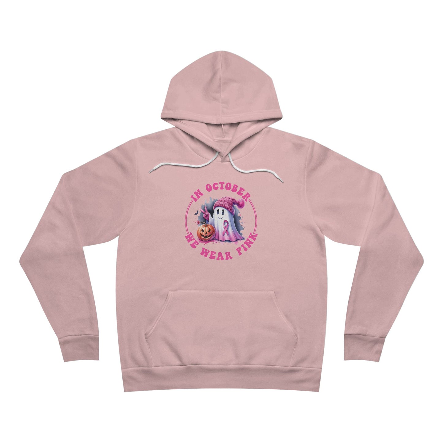 In October We Wear Pink Breast Cancer Awareness Halloween Hoodie