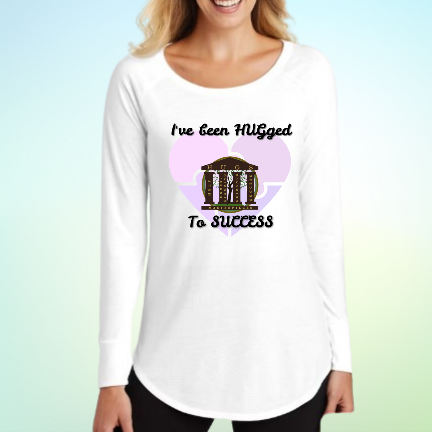HUGS Long Sleeve Women's Shirt