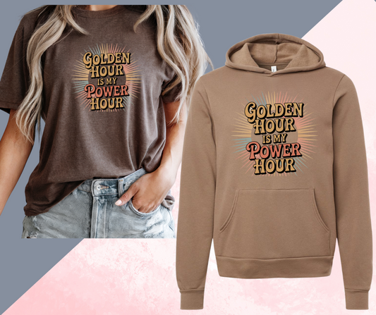 Power Hour Tee or Hoodie