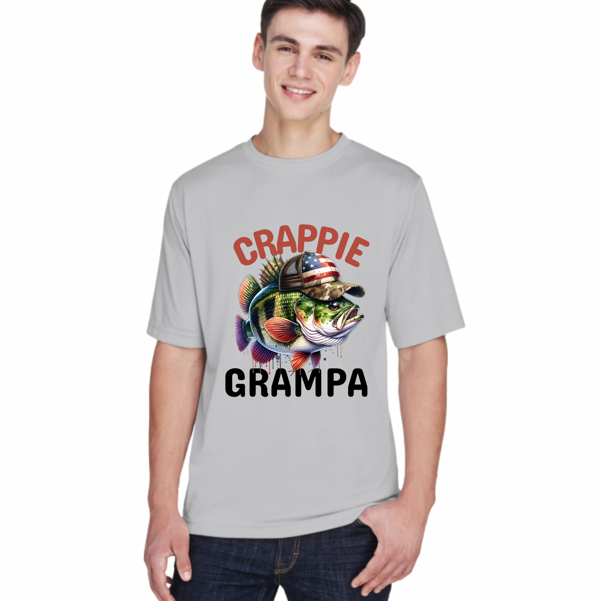 Crappie Grampa Fishing Shirt