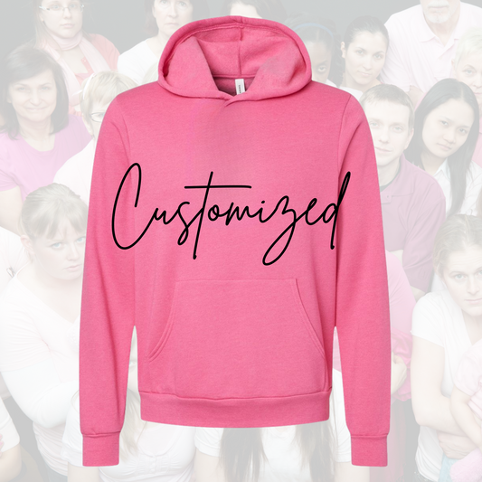 Breast Cancer awareness Customized Hoodie