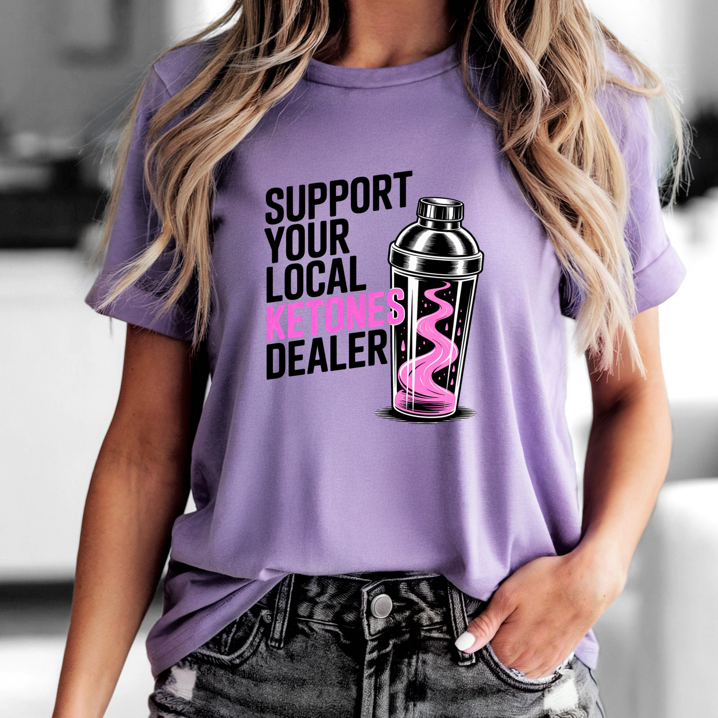 Support Your Local Ketones Dealer Tee