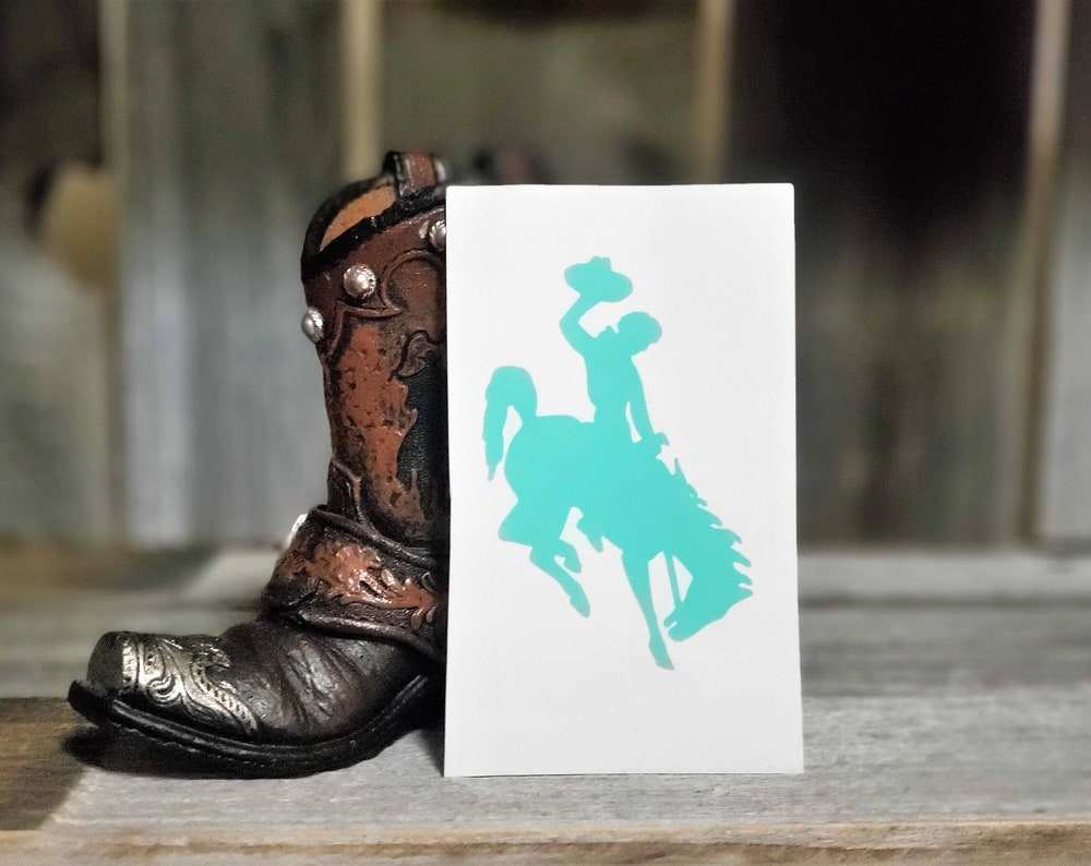 Wyoming Cowboy Decal