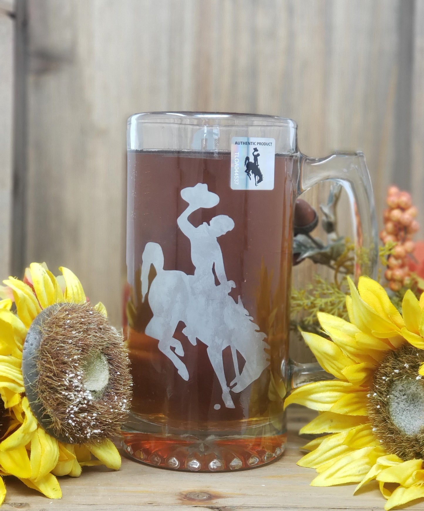 Wyoming Cowboy Large Beer Mug