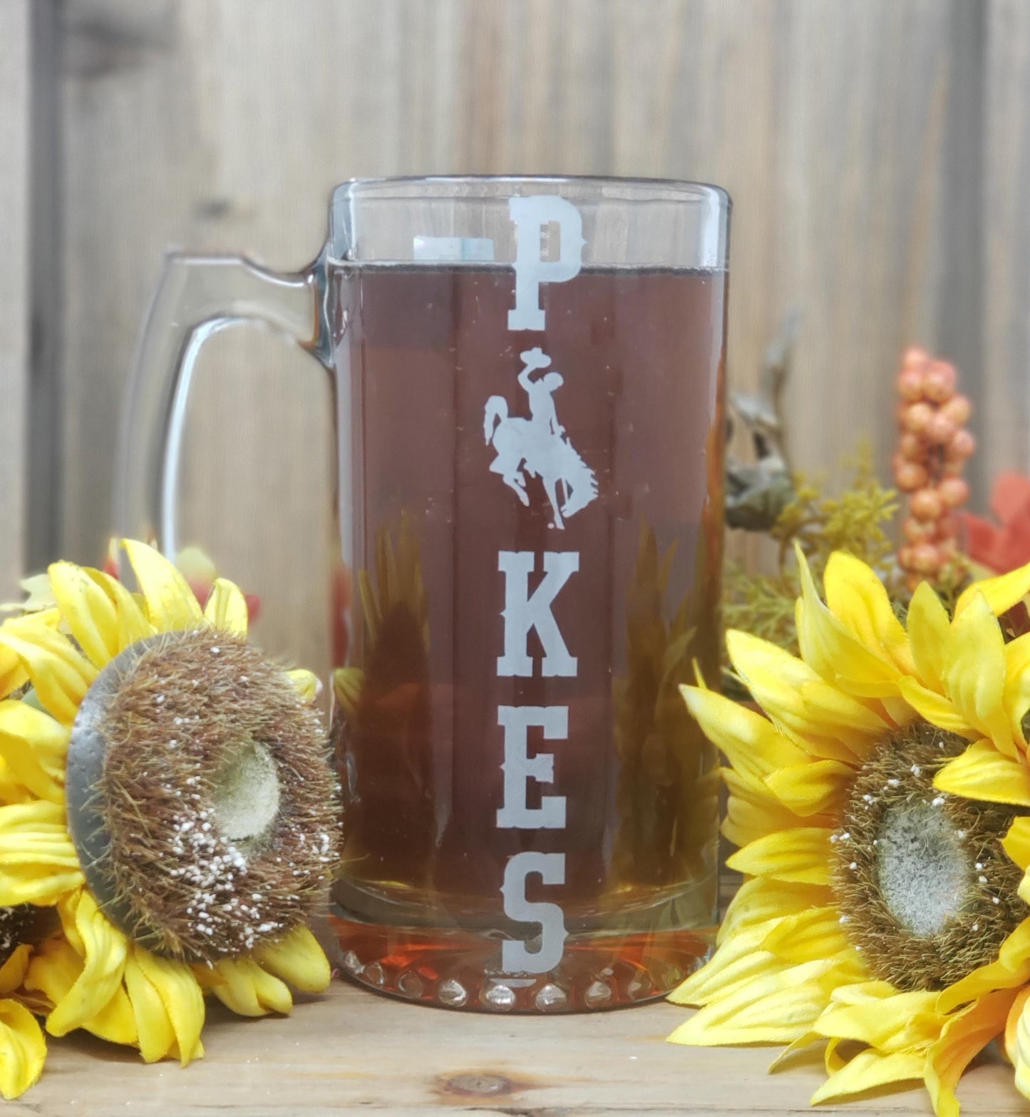 Wyoming Cowboy Large Beer Mug