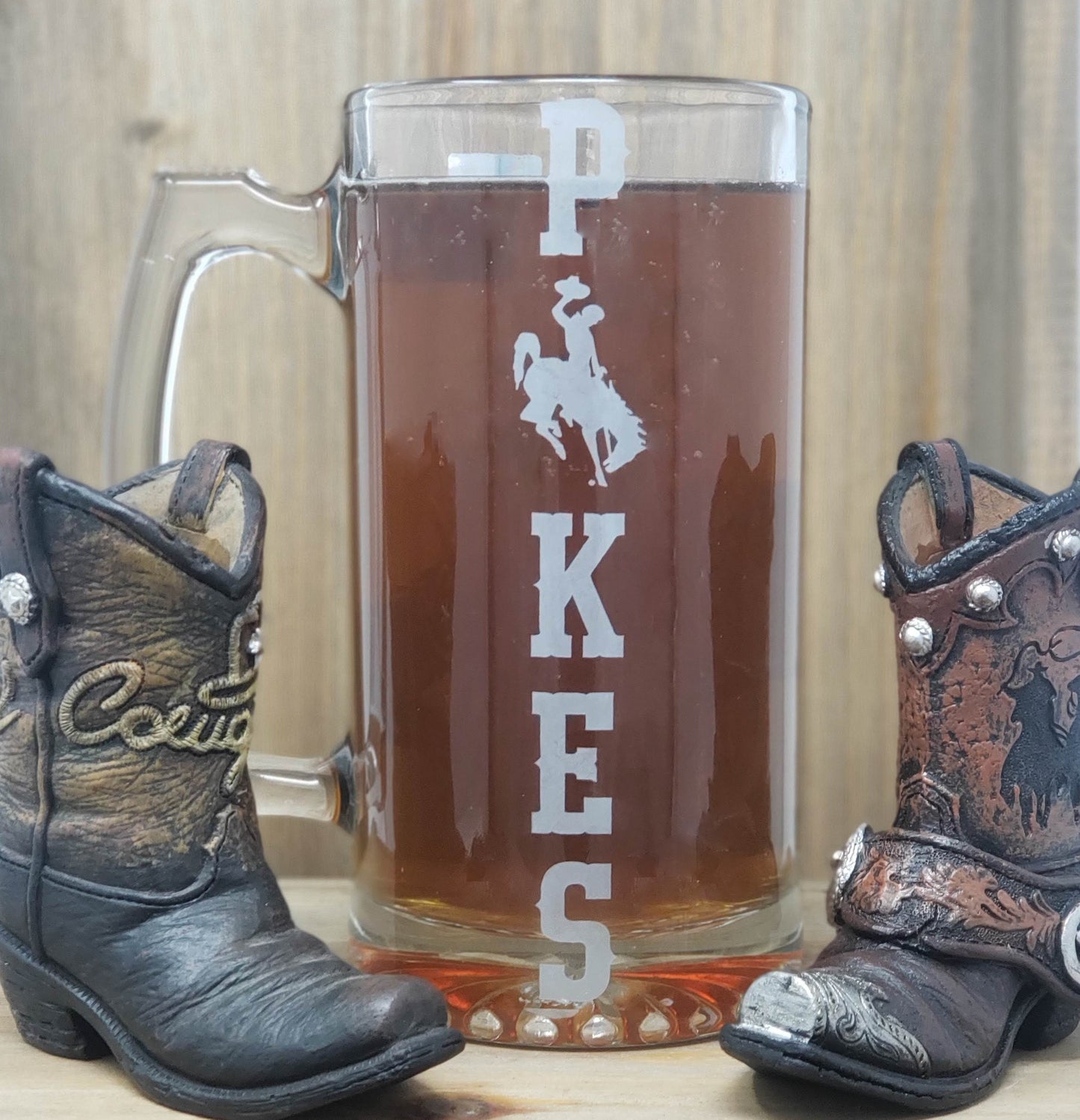 Wyoming Cowboy Large Beer Mug