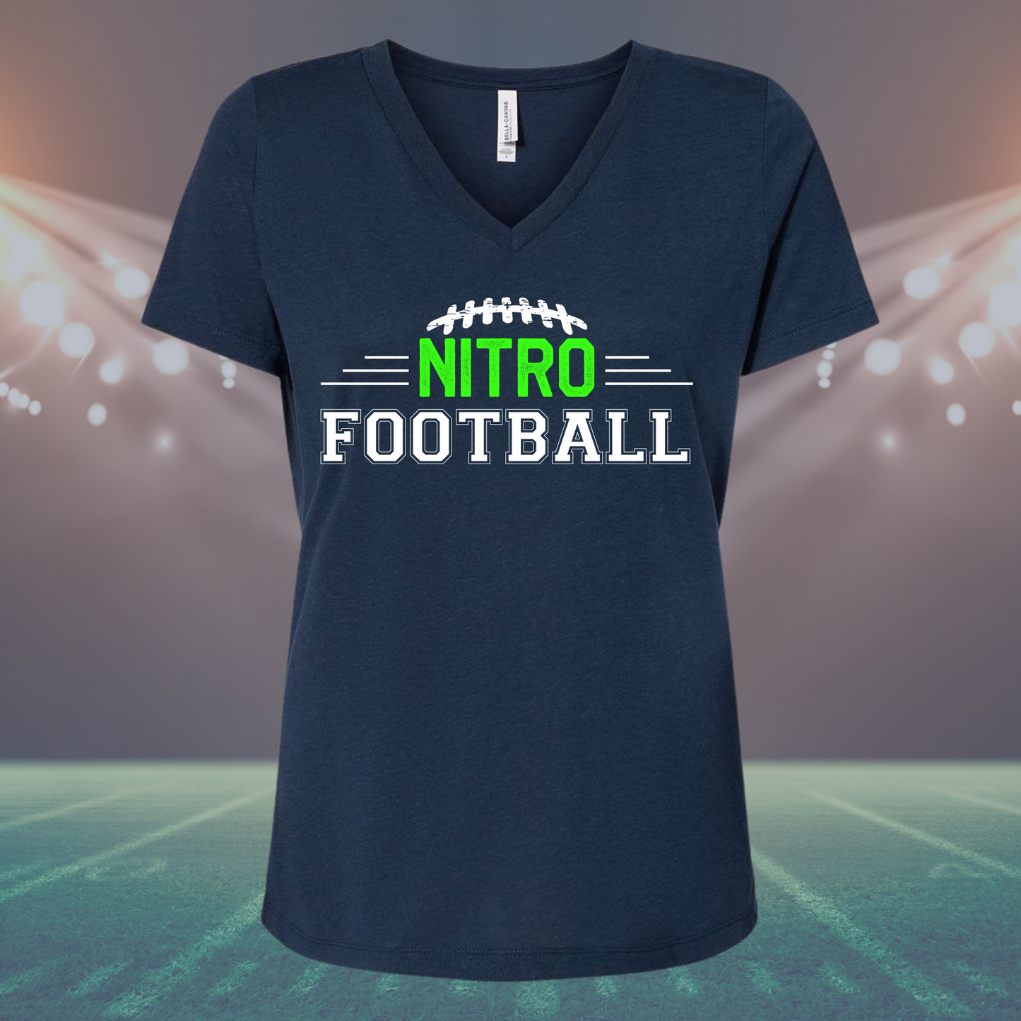Nitro Football Women's Vneck Shirt