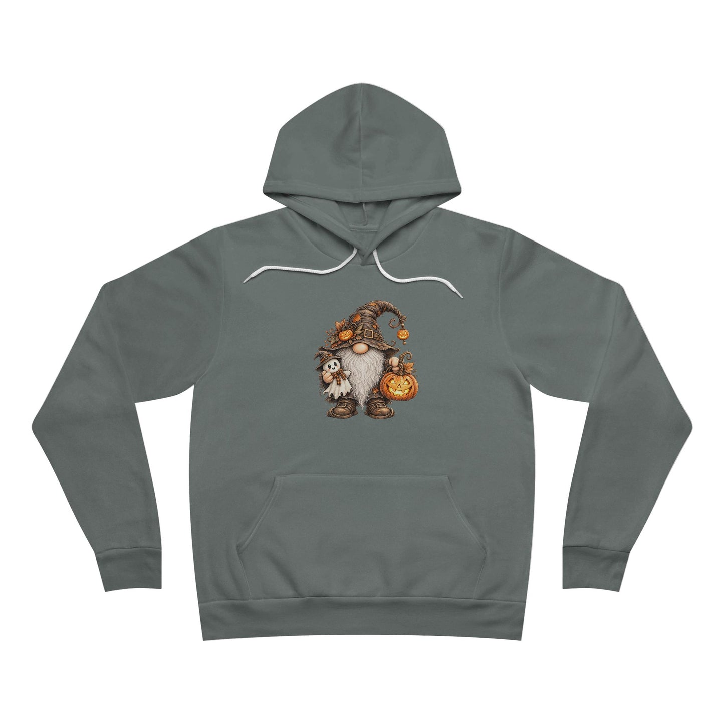 Halloween Gnome with Ghost & Pumpkin Hoodie