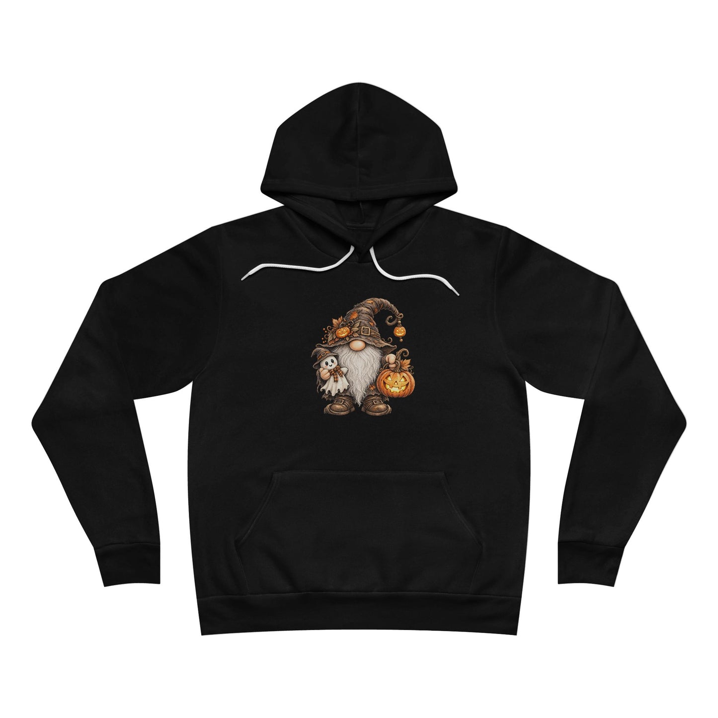 Halloween Gnome with Ghost & Pumpkin Hoodie