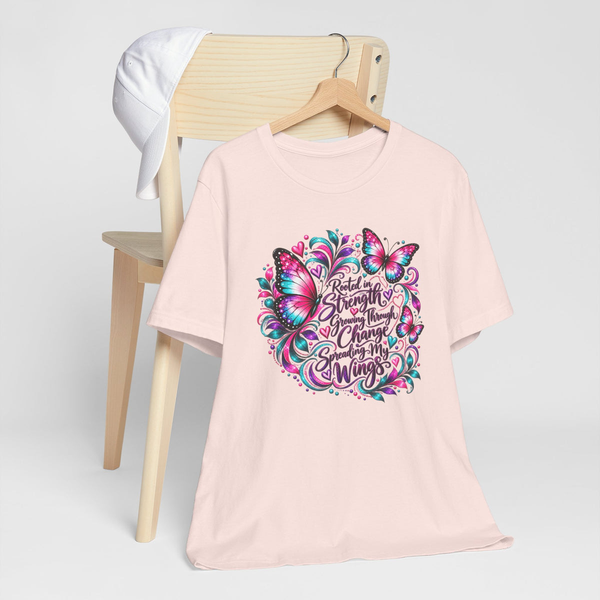 Rooted in Strength Women's Butterfly Graphic Tee