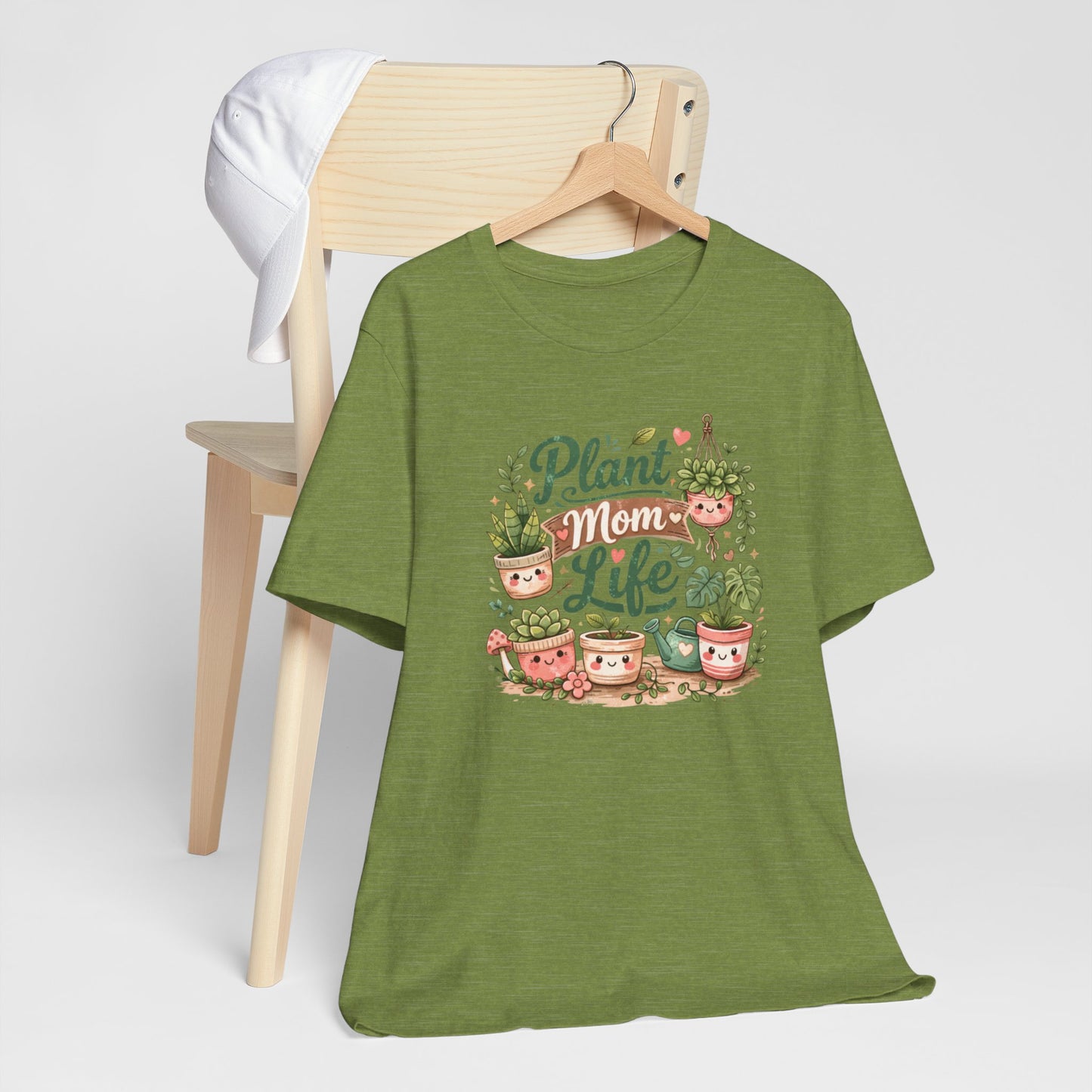 Plant Mom Life Graphic Tee | Cute Plant Lover Shirt