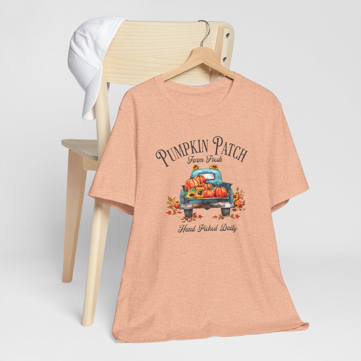 Pumpkin Patch Farm Fresh Tee – Vintage Truck Fall Shirt