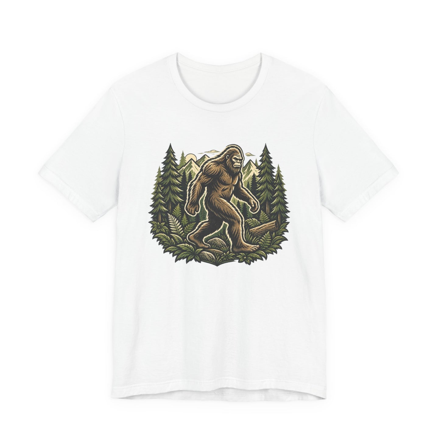 Bigfoot Mountain Adventure Tee | Sasquatch Graphic Shirt