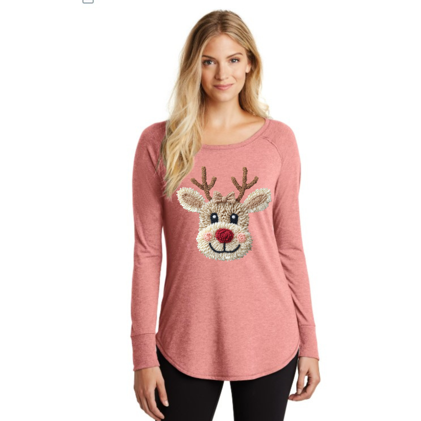 Cozy Reindeer Long Sleeve Tee