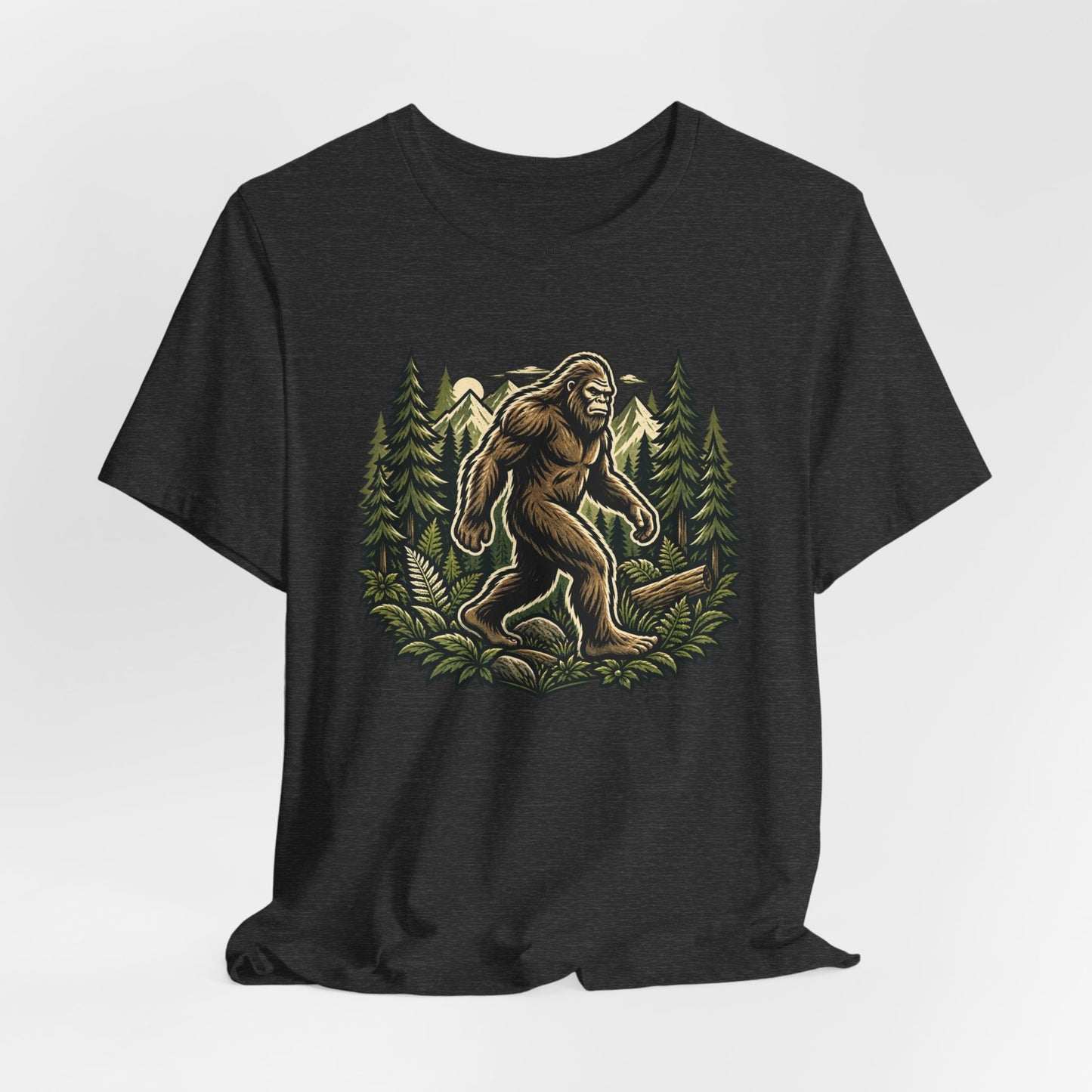 Bigfoot Mountain Adventure Tee | Sasquatch Graphic Shirt