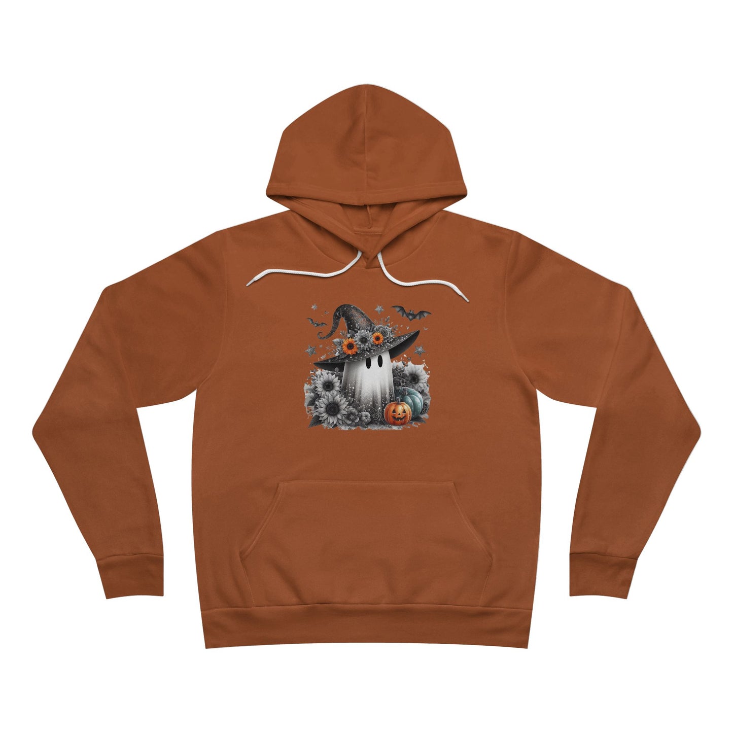 Floral Witch Ghost Halloween Hoodie