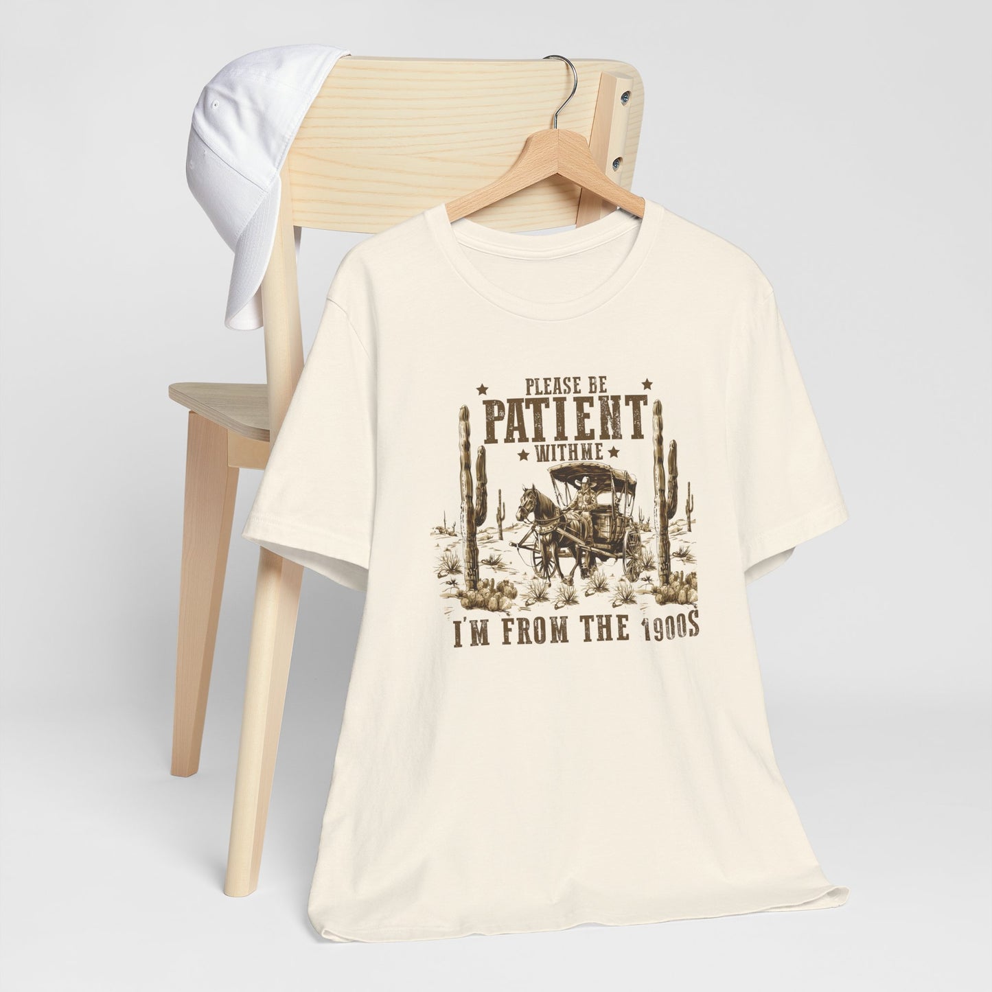 Please Be Patient With Me I’m From The 1900s Shirt – Funny Western Cowgirl Graphic Tee