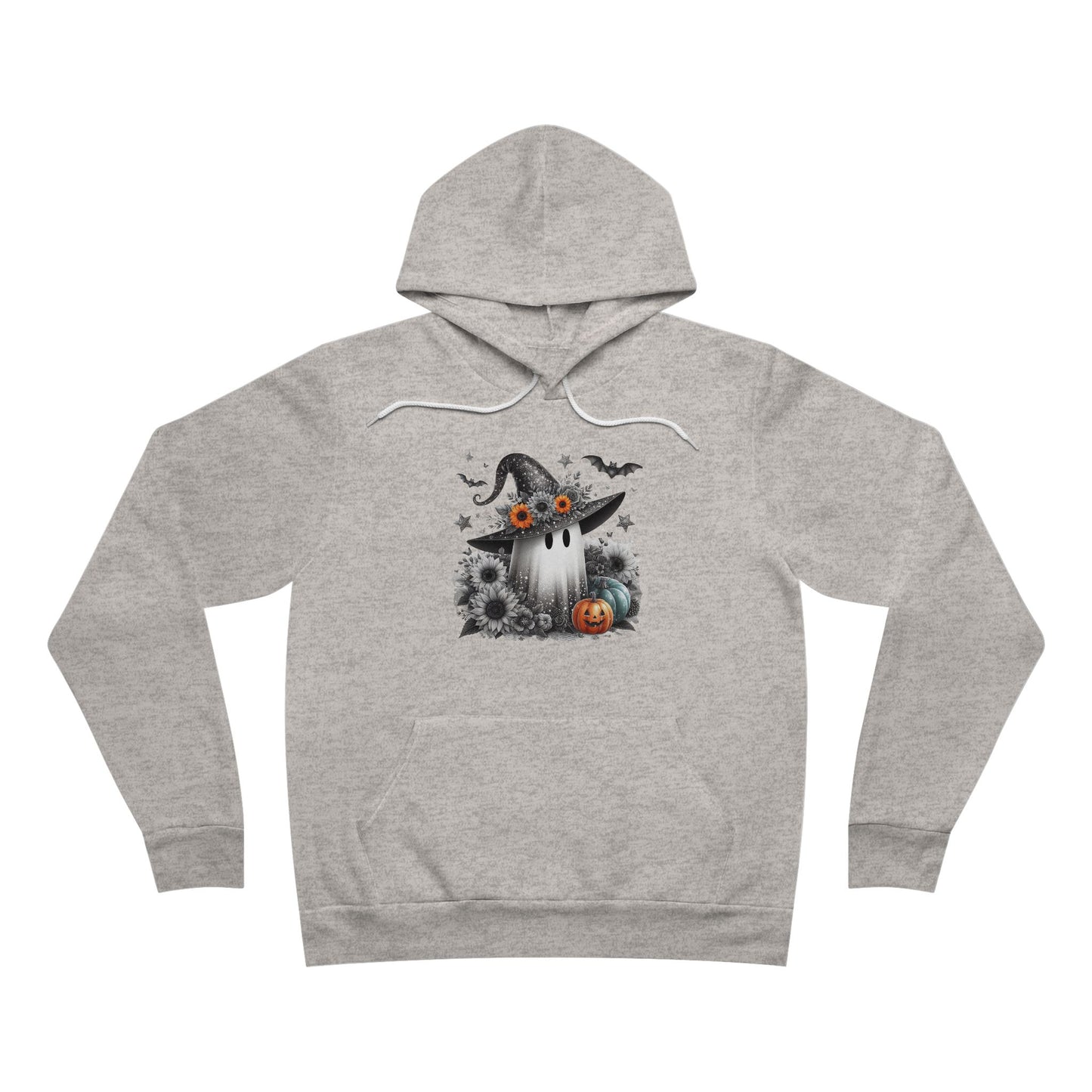 Floral Witch Ghost Halloween Hoodie