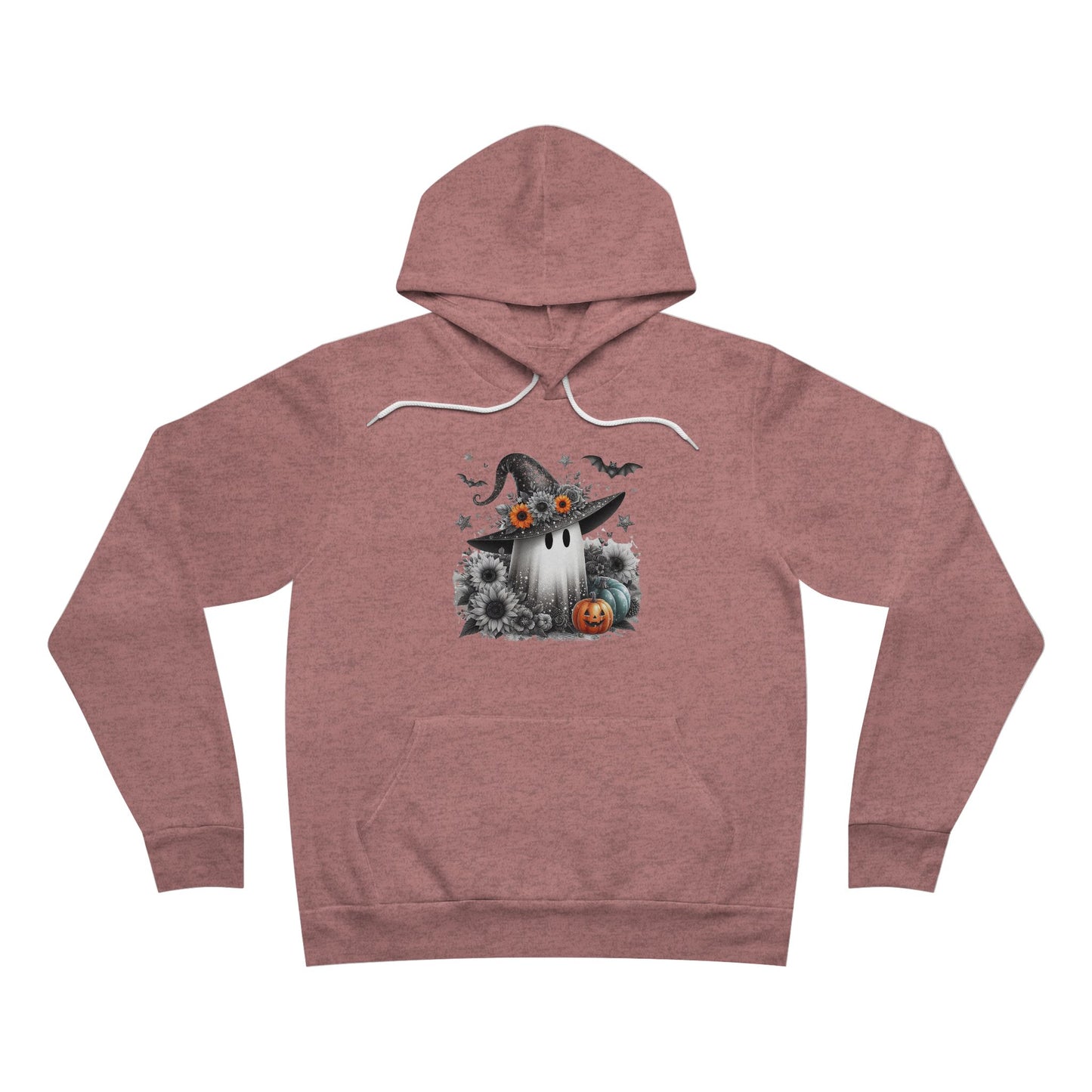 Floral Witch Ghost Halloween Hoodie