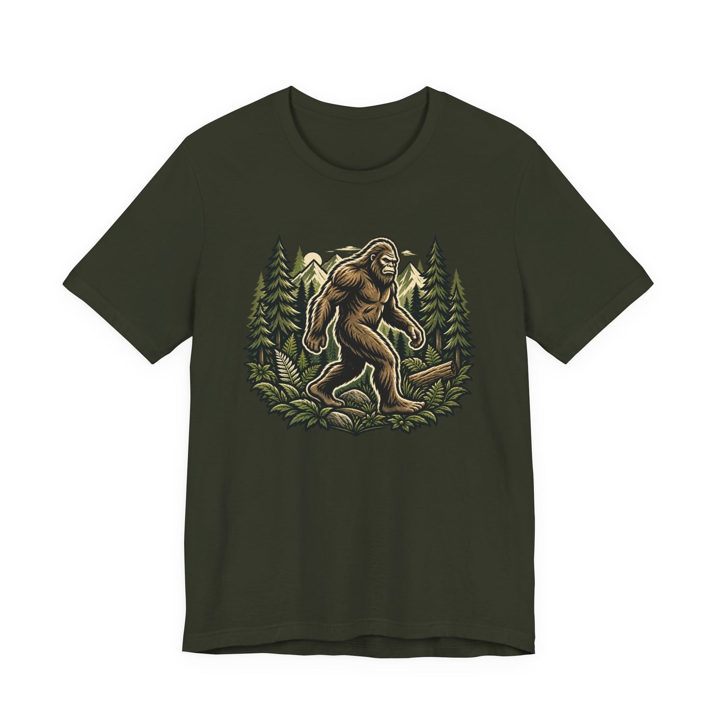 Bigfoot Mountain Adventure Tee | Sasquatch Graphic Shirt