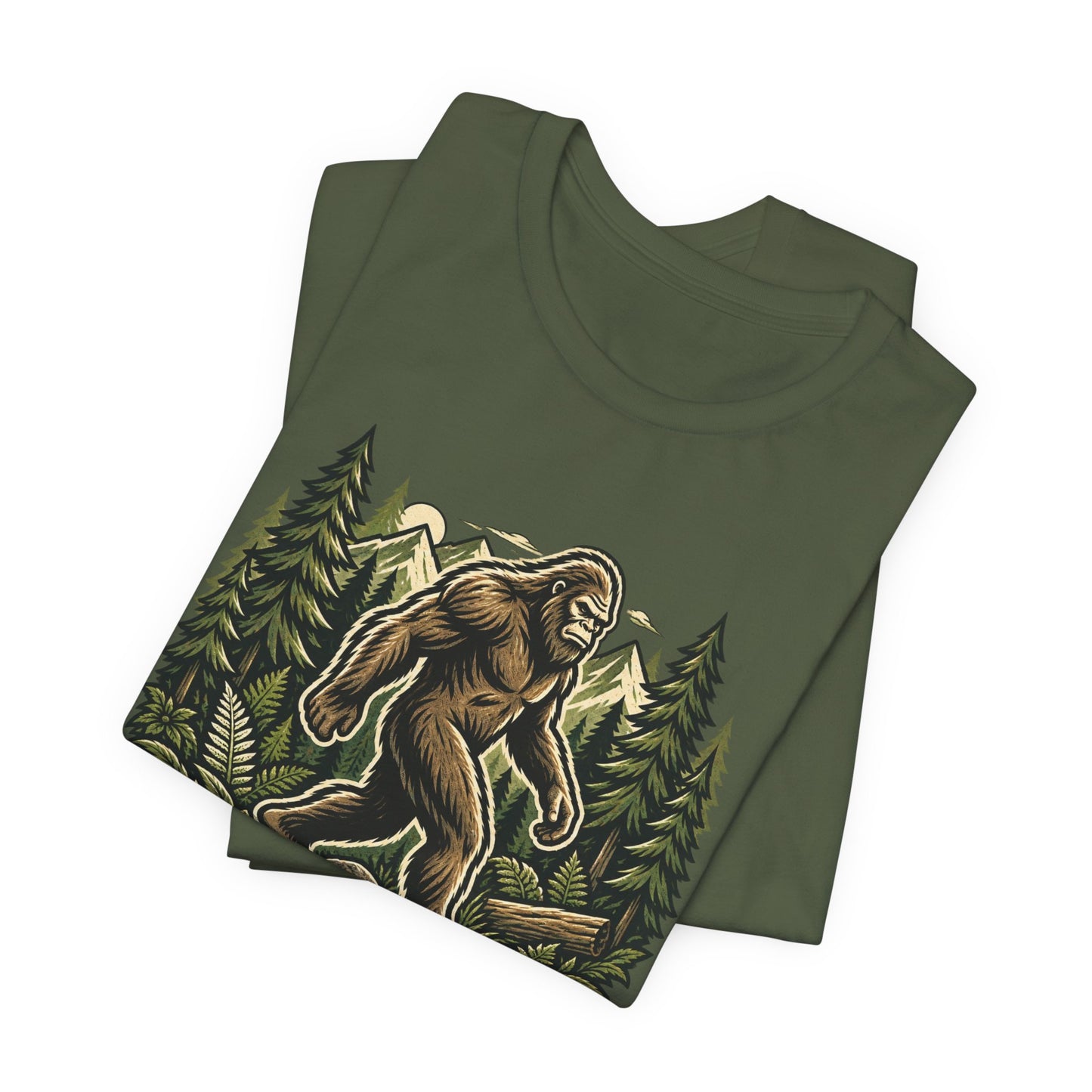 Bigfoot Mountain Adventure Tee | Sasquatch Graphic Shirt