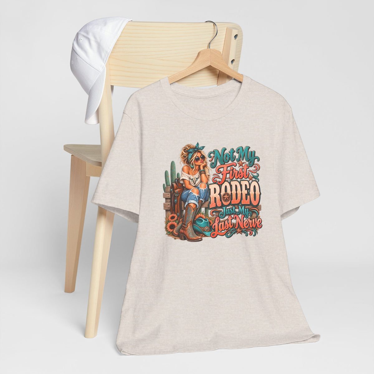 Not My First Rodeo Western Cowgirl Graphic T-Shirt