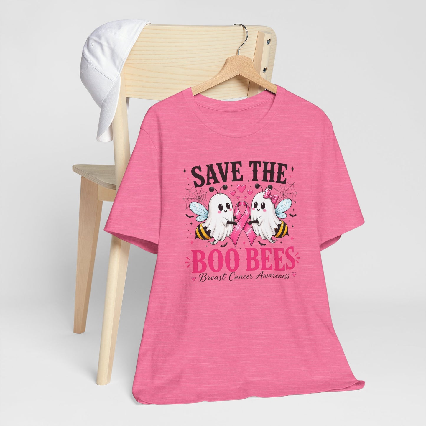 Save the Boo Bees Breast Cancer Awareness Halloween Tee