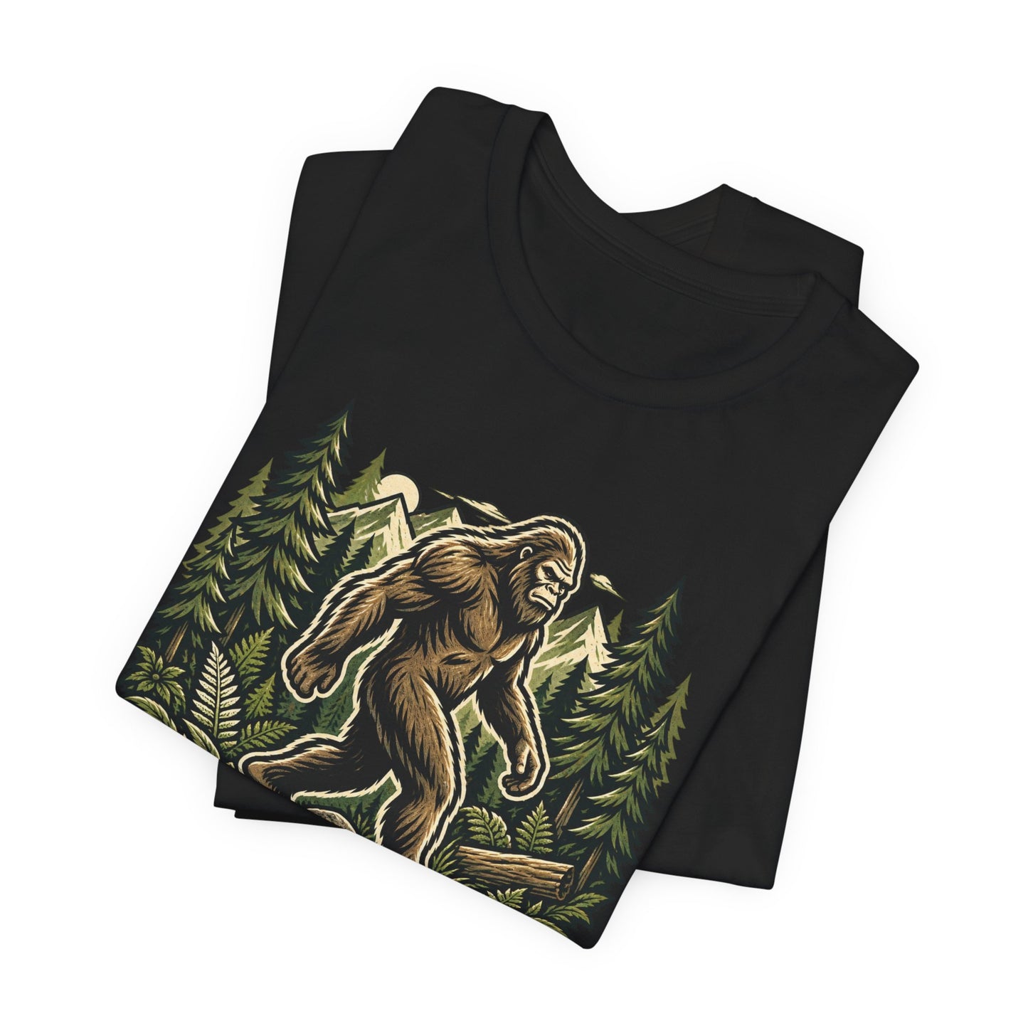Bigfoot Mountain Adventure Tee | Sasquatch Graphic Shirt