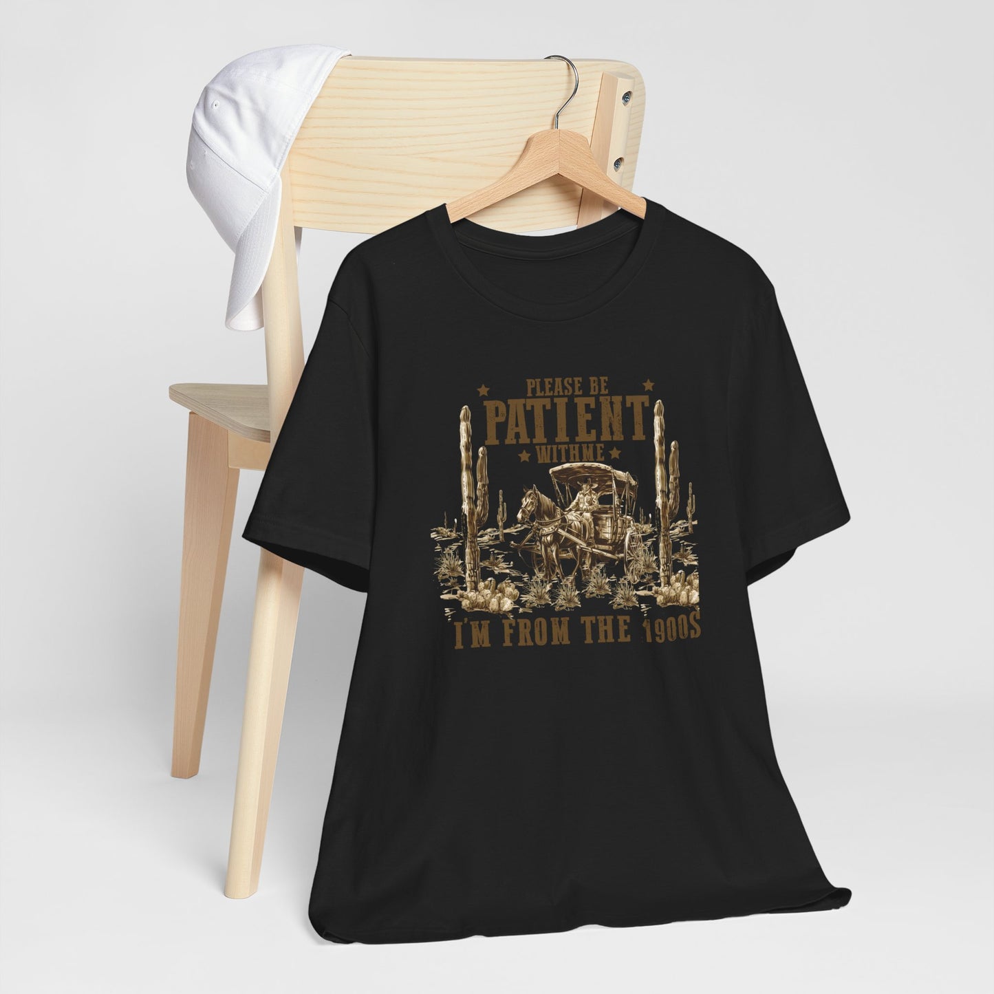 Please Be Patient With Me I’m From The 1900s Shirt – Funny Western Cowgirl Graphic Tee