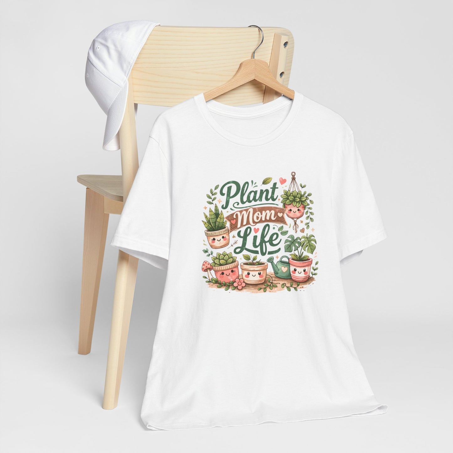 Plant Mom Life Graphic Tee | Cute Plant Lover Shirt