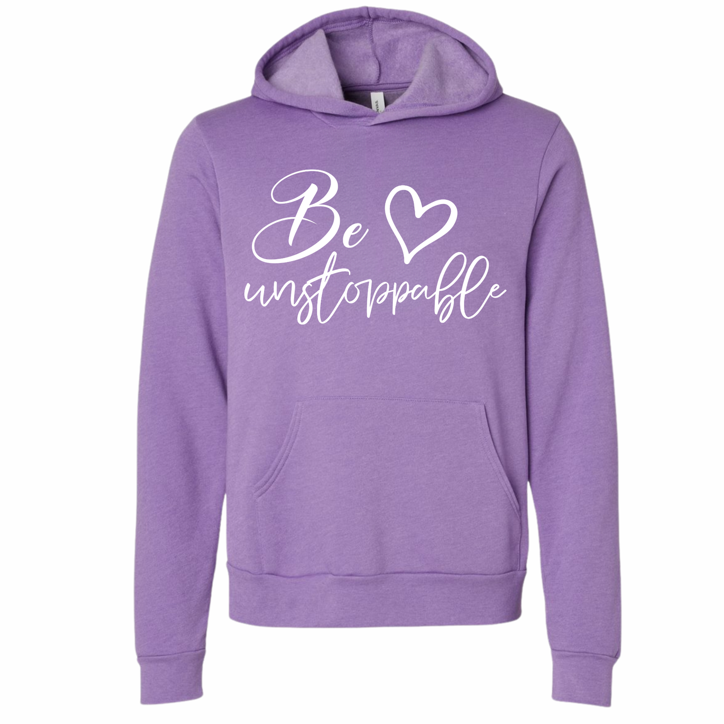 Be Unstoppable Heart Hoodie – Soft, Empowering Women’s Graphic Sweatshirt