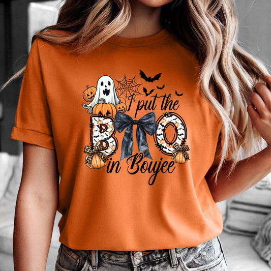I Put the BOO in Boujee Tee Shirt for Halloween