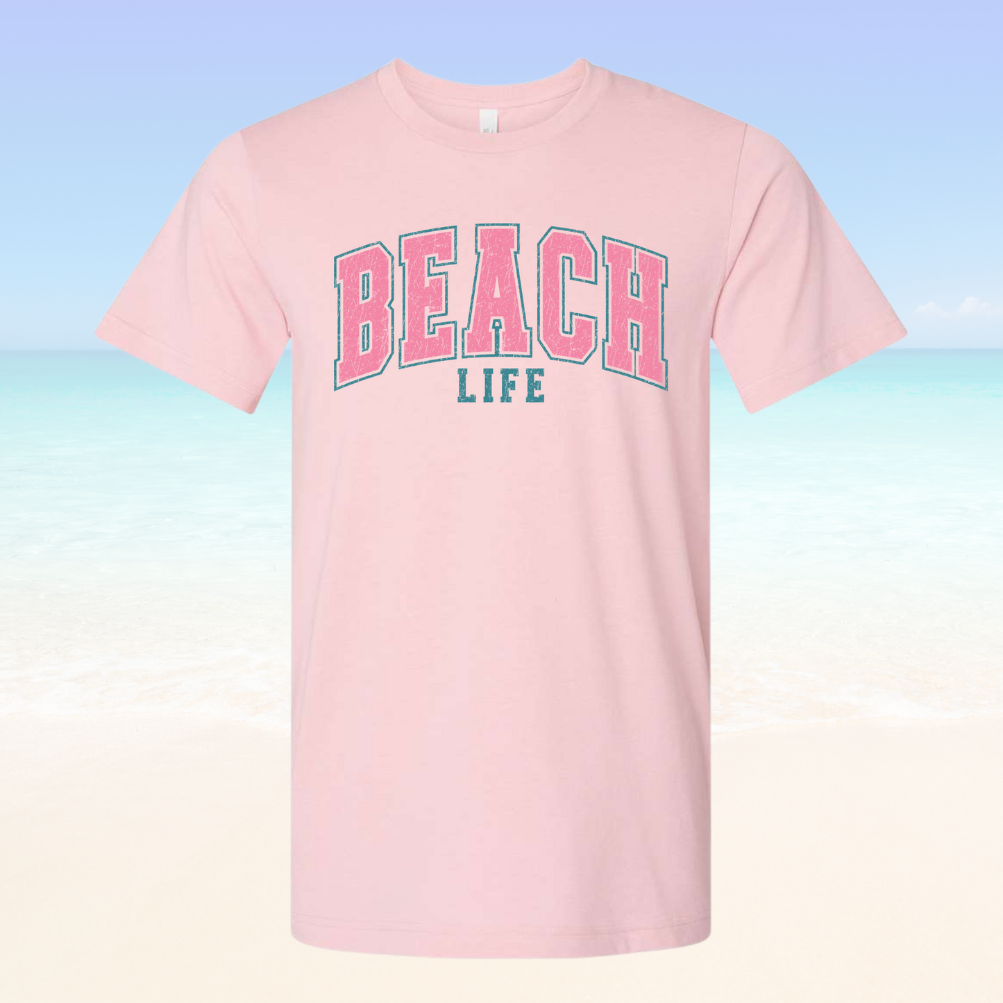 Beach Life Vibe Tee - soft unisex t-shirt for ultimate beach vibes.