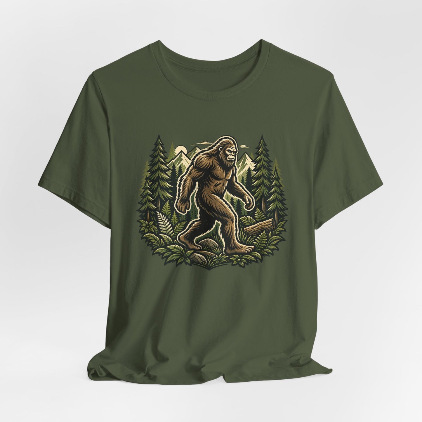 Bigfoot Mountain Adventure Tee | Sasquatch Graphic Shirt
