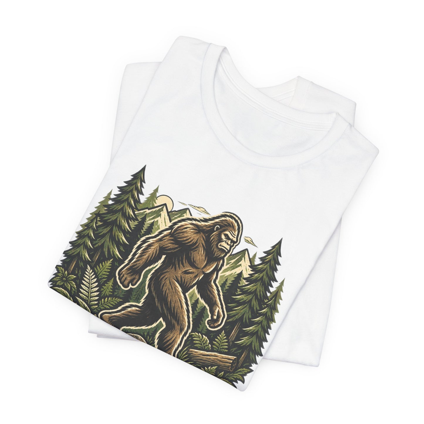 Bigfoot Mountain Adventure Tee | Sasquatch Graphic Shirt