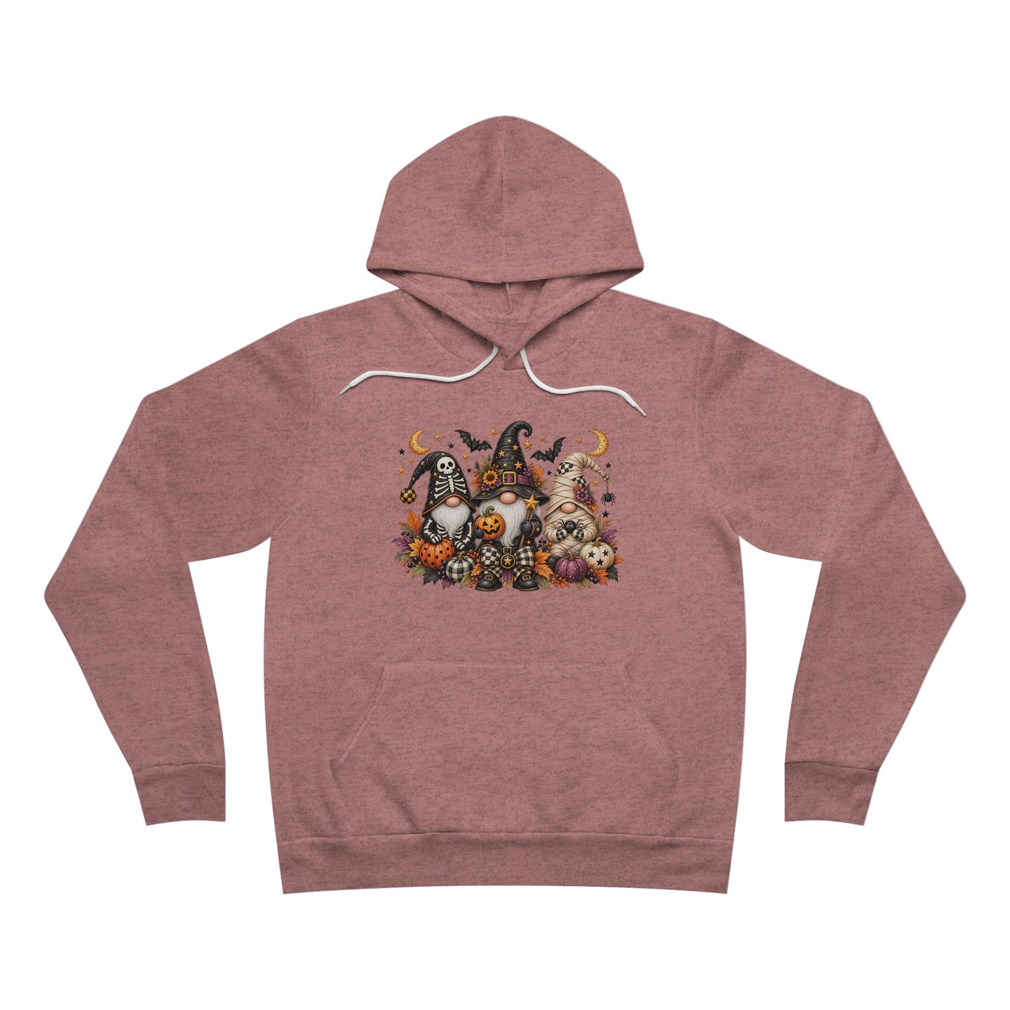 Halloween Gnome Hoodie - Cute Spooky Pumpkin & Witch Gnomes Pullover