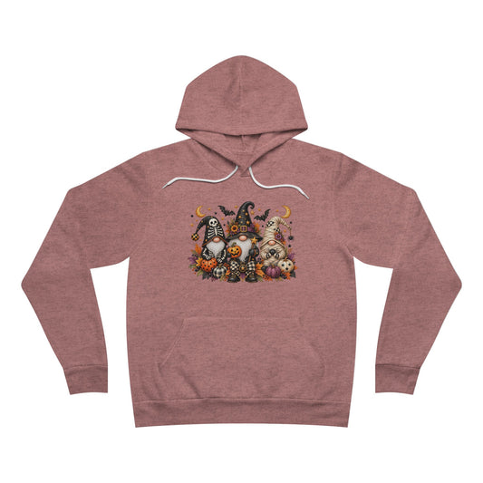 Halloween Gnome Hoodie - Cute Spooky Pumpkin & Witch Gnomes Pullover