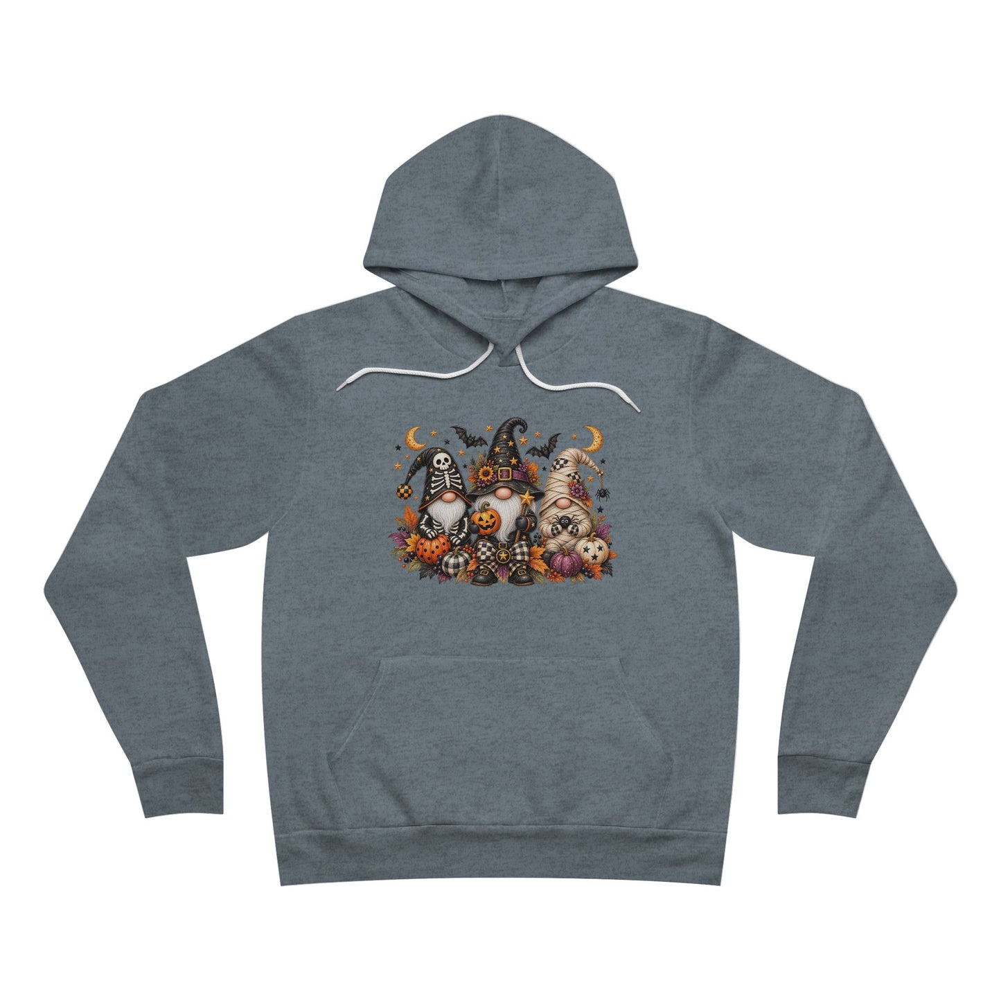 Halloween Gnome Hoodie - Cute Spooky Pumpkin & Witch Gnomes Pullover