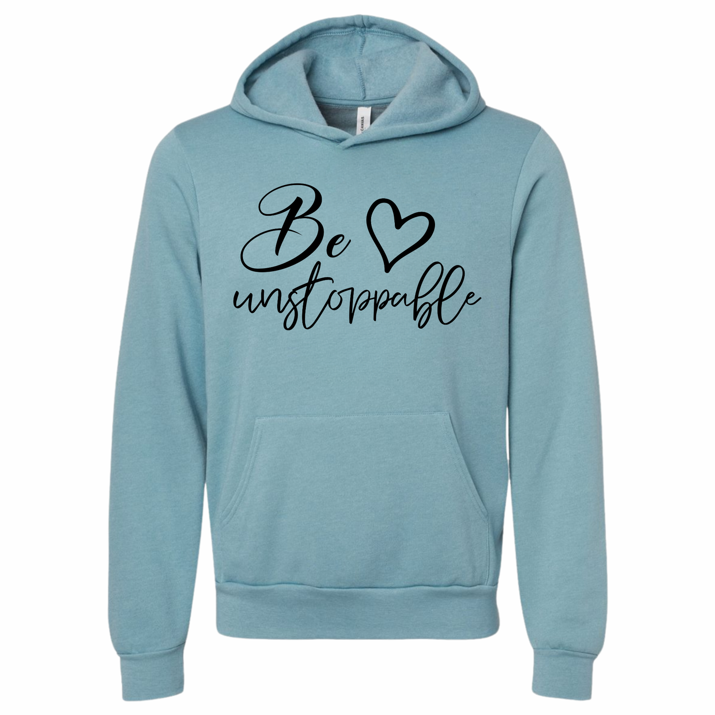 Be Unstoppable Heart Hoodie – Soft, Empowering Women’s Graphic Sweatshirt