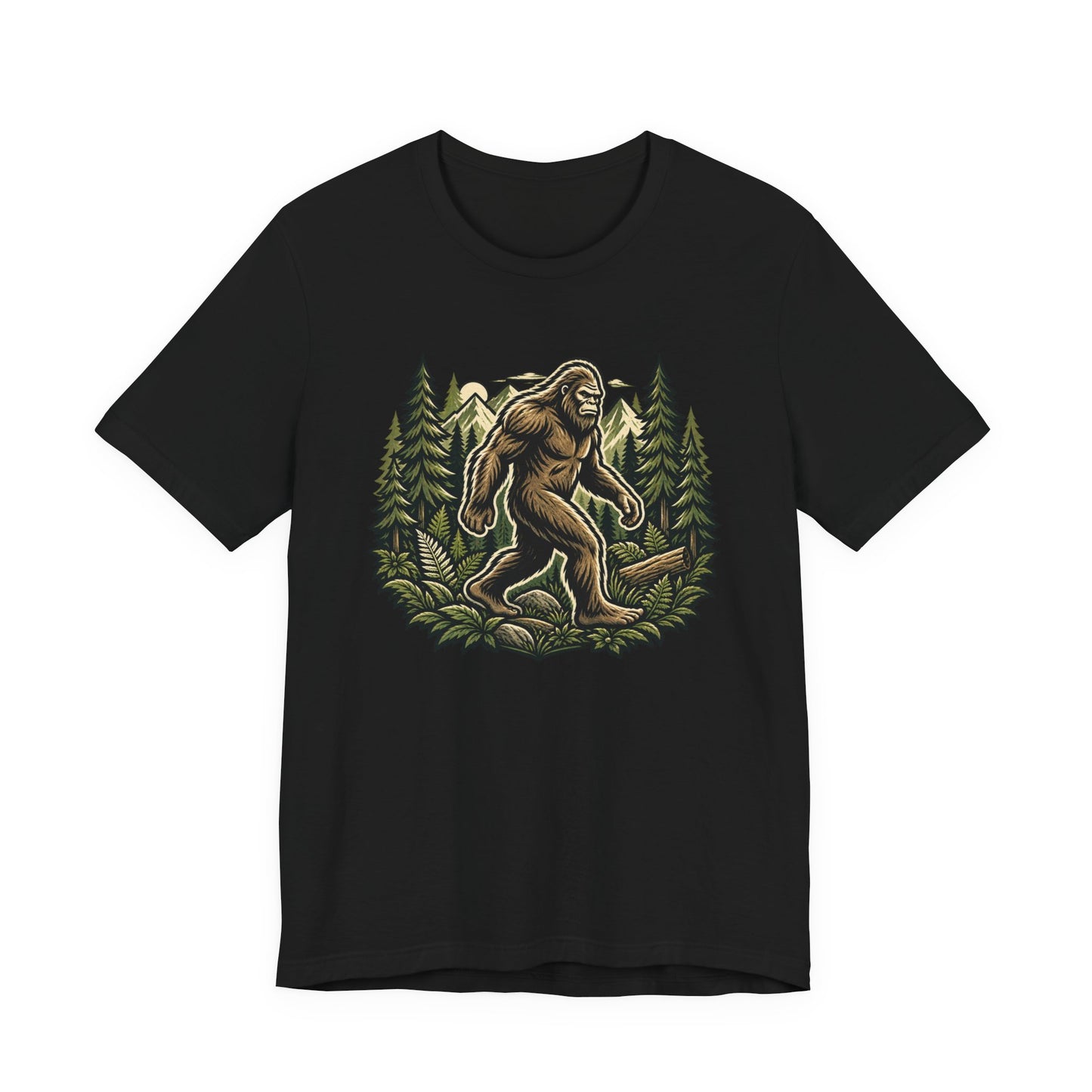 Bigfoot Mountain Adventure Tee | Sasquatch Graphic Shirt