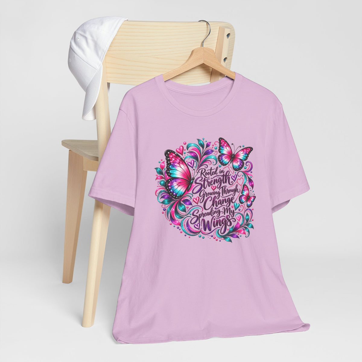 Rooted in Strength Women's Butterfly Graphic Tee