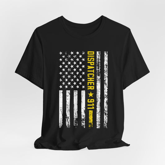 Dispatcher 911 Vertical Tee — Emergency Dispatcher Tribute Shirt