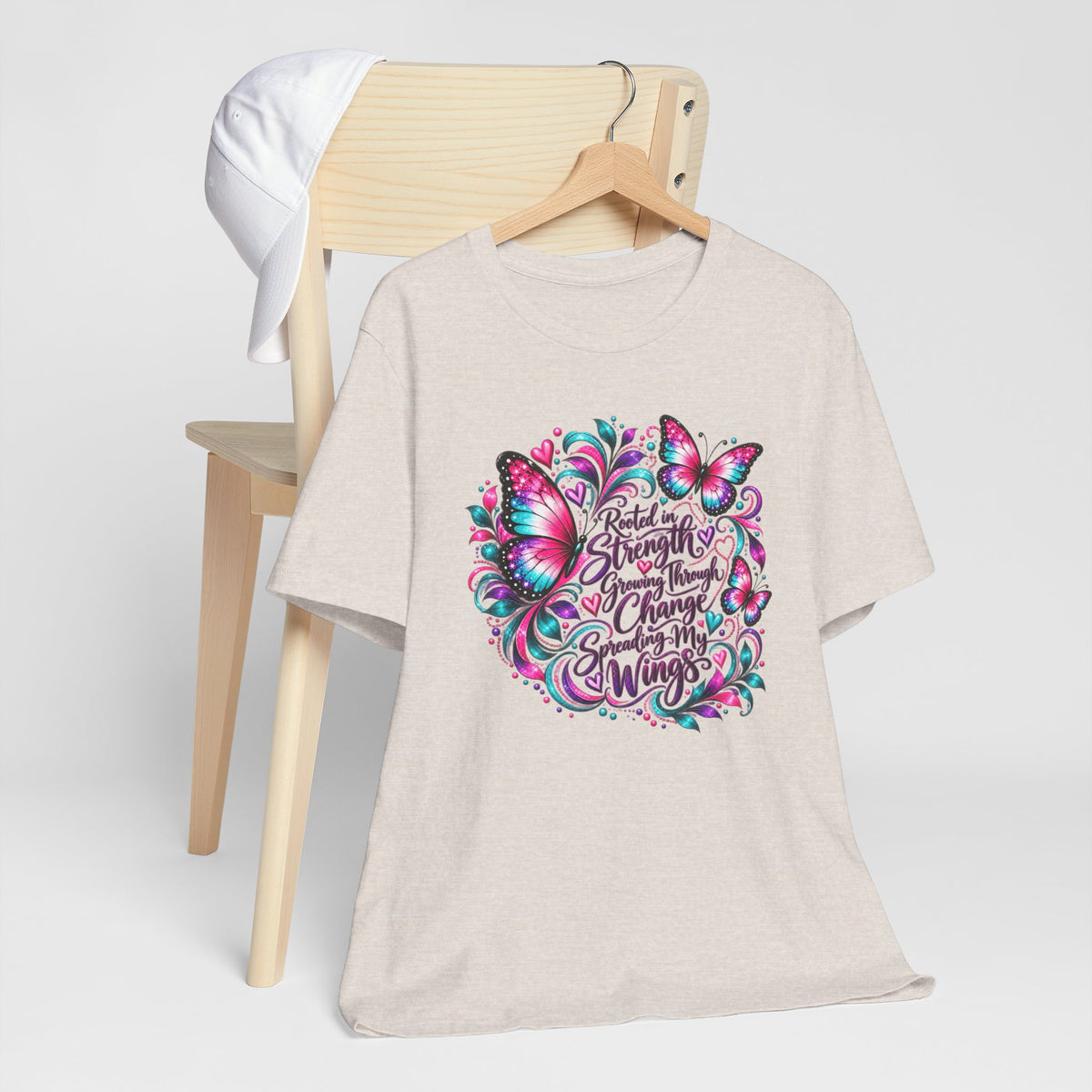 Rooted in Strength Women's Butterfly Graphic Tee